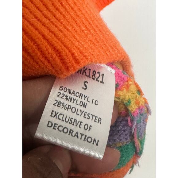 THML Sweater Womens Small Stephens Striped Puff Sleeve Crew Neck Pullover Knit - Picture 4 of 5